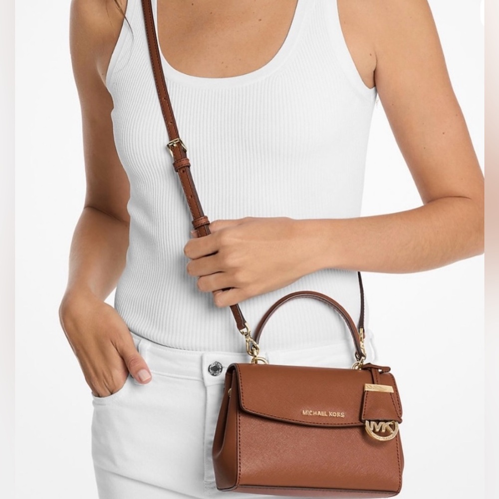 Two Bags Michael Kors Tan and ALDO  Black Mini Bags - Picture 14 of 15